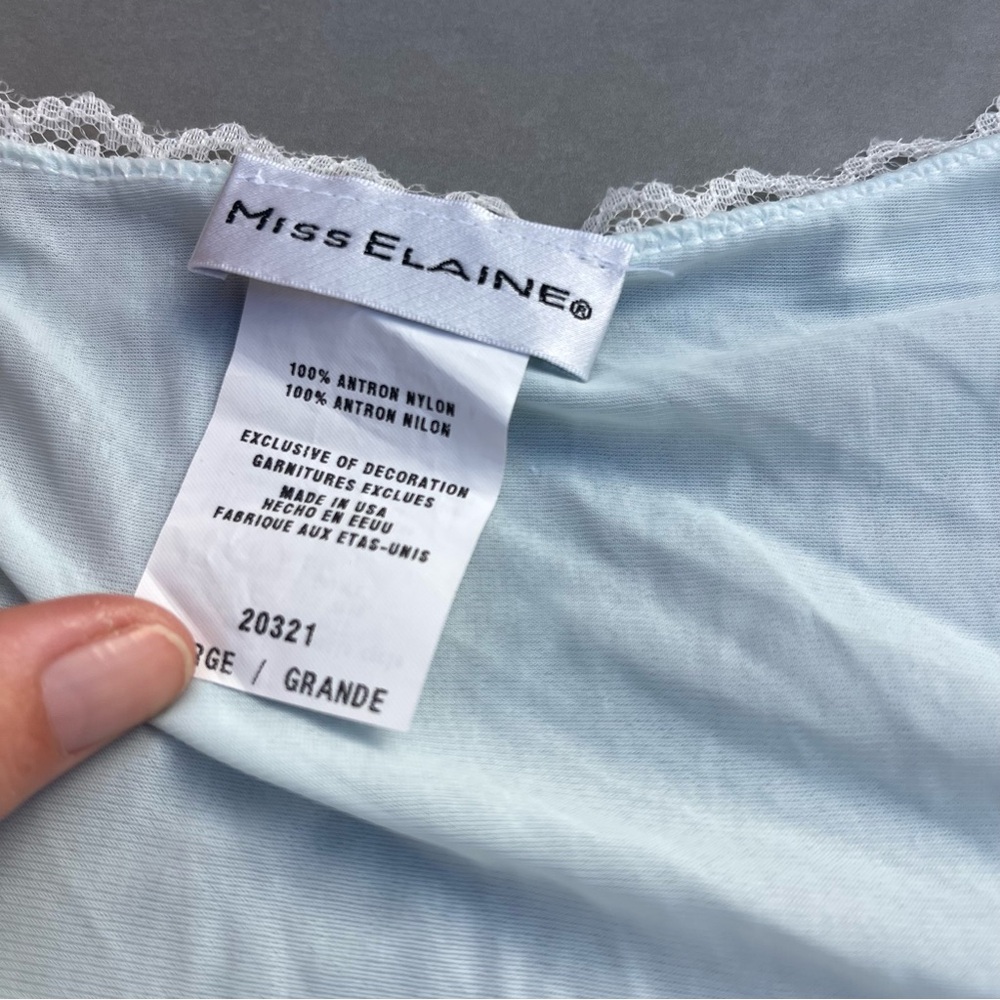 Miss Elaine Sheer Vintage Nightgown - Picture 2 of 3